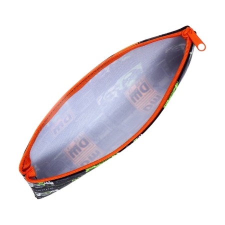 Penal soft, 1 department, 110 x 205 mm, flat, Hatber "Modern Science" Black/Orange NPK_63176-3
