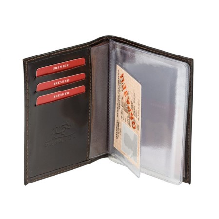 Cover for auto documents, cards, black color