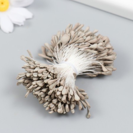 Stamens for flowers "khaki" set 360 pcs length 6 cm-1