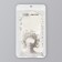 Silk sleep mask, 20 × 10 cm, elastic band is single, white color