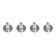 Eco-Cover gap for rugs, rhombus, screws 6 pcs, black, TEP