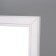 Floor mirror, 132x45 cm, white color