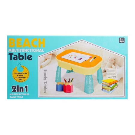 Set for playing in the sand "We play merrily", with a table, 11 items-20