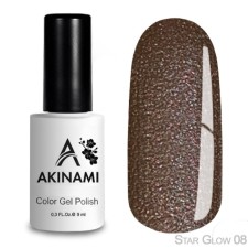 Гель-лак Akinami Star Glow №08, 9 мл