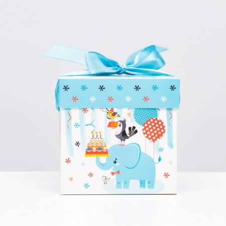 Self -assembly box "Children's" elephant 10x10x10 cm-1