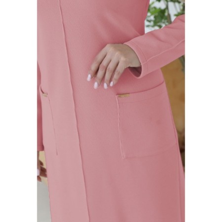 Women's dress, size 54, pink color-13