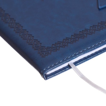Universal diary for grade 1-11, solid cover, artificial leather, blue cover, lies, 80 g/m2-2