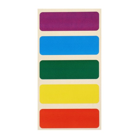A set of folders of corners, A4, 180 μm, 5 pieces, calligrata, 5 departments, blue, smooth, translucent-2
