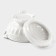 Ceramic "Vintage" candy, 300 ml, white color