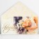 Money envelope "Happy Wedding", couple, embossing, 16.5 x 8 cm