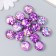Beads for creativity plastic "Marble. Violet" set of 15 pcs 1.7x1.7x1 cm