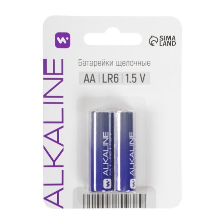 Battery Alkalin Windigo, AA, LR6, Blister, 2 pcs-4