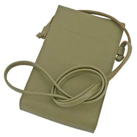 Women's bag B2812-02140, green color, genuine leather, 13x6x22 cm-2