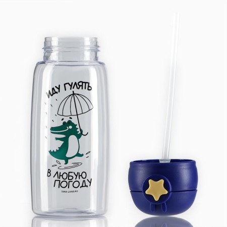 Water bottle “I'm going to walk in any weather”, 750 ml-2