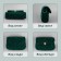 Canvas-base for embroidery of a bag, plastic, 33.5 × 35.5 cm, 2 × 2 mm, white color