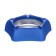 Ash for a house of stainless steel, for cigarettes and sticks, 13 x 13.3 cm, blue