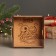 New Year's piggy bank with acrylic "Snake. Cute" 12x12x4 cm