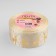 A satin tape with a “deer” embossed, 40 mm, 23 ± 1 m, beige color/gold No. 02