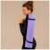Fitness and yoga mat, 183x61x0.6 cm, gray/purple color