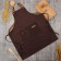 Apron Ethel Cols. Korichnoye, 69*74 cm, 100% p/e