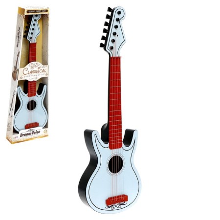 Musical toy "guitar", 6 strings, color mix