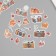 Stickers for creativity "Cats, red roses and photos" 3.5x5 cm set 40 pcs 9.4x8.4x0.5 cm