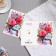 Birthday card!" glitter, roses, butterflies, a5