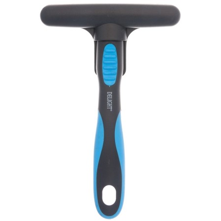 Delight-combed combing large, short teeth 22 mm, black and blue-2