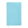 Notepad A5 "Aquamarine", 96 sheets, in a ruler, solid cover, artificial leather, elastic band, pocket, lies, tinted block