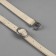 Shoe strap, artificial leather, 58 cm, 8 mm, 2 pcs, beige color