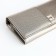 Women's wallet on magnets, silver color