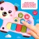 Musical toy "Beloved Friend", sound, light, pink bear