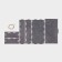 Storage box - Dilan's checkda, 17.3 × 8.8 × 4.4 cm, dark color