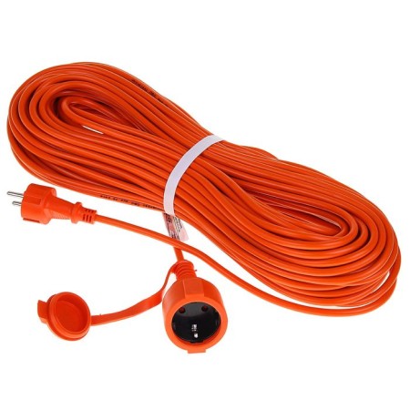 The extension cord USh-10, 40 m, with grounding, PVS 3x0.75, IP54, sockets with a lat. lid