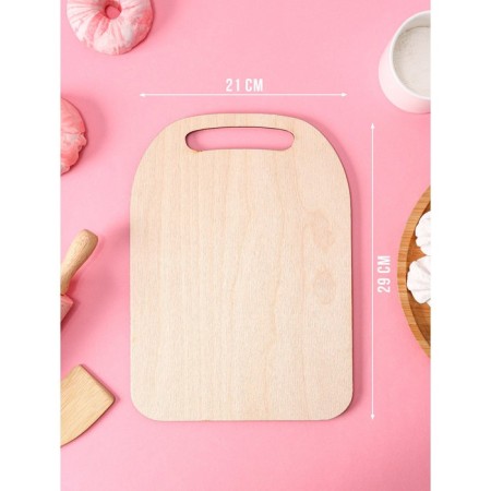 Wooden cutting board "Best Mistress", 29 × 21 cm-1