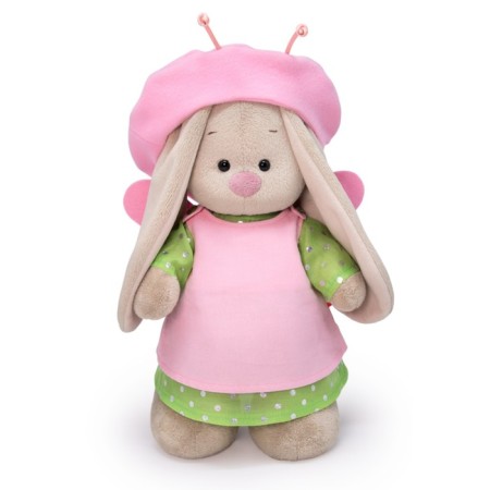 Soft toy "Bunny mi in beret. Butterfly ", 32 cm