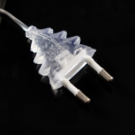 Extension cord for indoor garlands, 5 m, transparent thread, UMS-Vilka-2