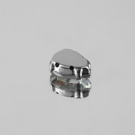 Rhinestones are sewing “drop”, rimmer, 10 × 14 mm, 20 pcs, white color-2