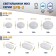 Luminer LED LED era SPB-2, 155x155x52 mm, IP65, LED, 12W, 1140LM, 4000K, white color