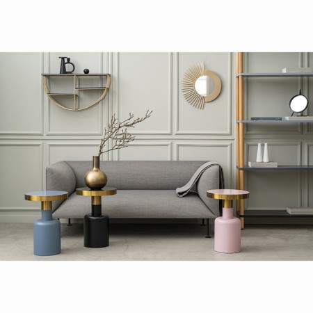Coffee table from 350 × 350 × 510 mm, blue color-1
