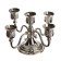 Summary Metal for 5 candles "Grapes of grapes" Color silver 13x21.5x21.5 cm