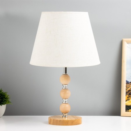 Apali table lamp E27 40W light wood 25x25x39 cm Risalux