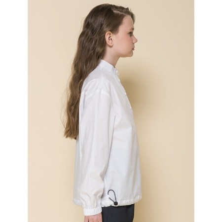 Blouse for girls, height 122 cm, white color-1