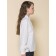 Blouse for girls, height 122 cm, white color