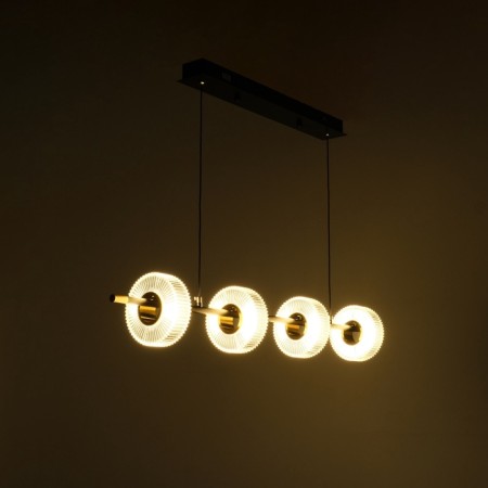 Lamp with PDD "Malmo" LED 20W 3000-6000K black and gold 180x15x15-115 cm-3