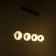 Lamp with PDD "Malmo" LED 20W 3000-6000K black and gold 180x15x15-115 cm