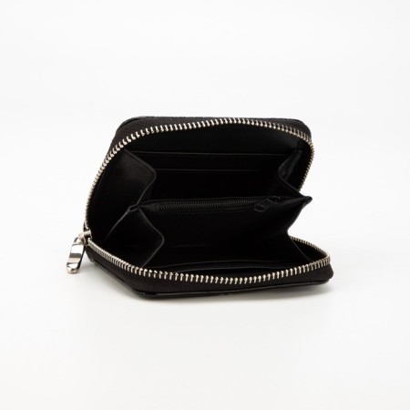 Women's wallet with lightning, black color-2