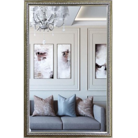 Macau mirror, wall silver, 45x70 cm, plastic frame, 33 mm-2