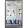 Macau mirror, wall silver, 45x70 cm, plastic frame, 33 mm