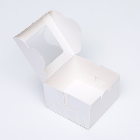 Dessert box, white, 10 x 10 x 6.5 cm-3